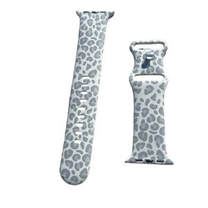 Leopard Print Silicone Replacement Band Compatible with 42/44MM Sizes‎